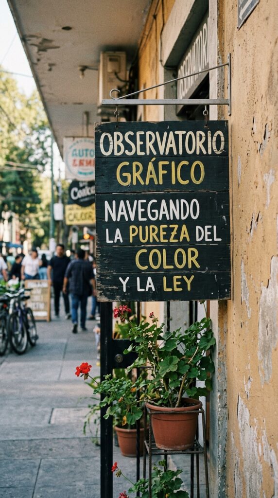 Observatorio Gráfico – Navegando la Pureza del Color y la Ley